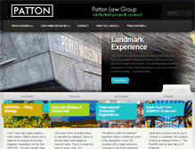 Tablet Screenshot of pattonip.com